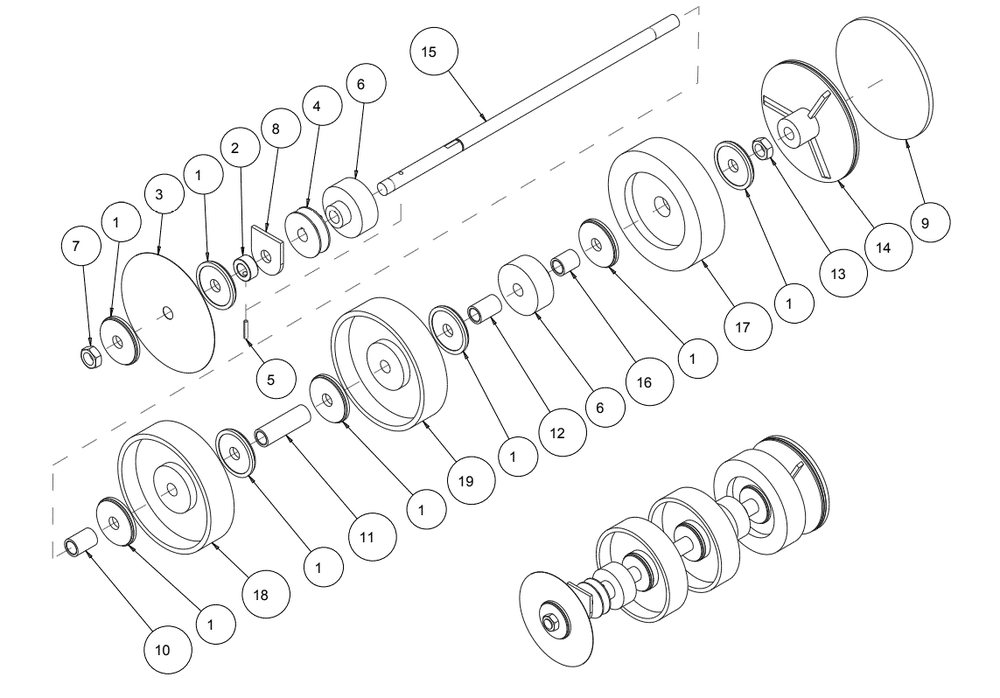 Section 02 Diagram and Parts List for 8300011  MK Diamond Workbench
